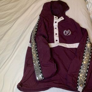 Maroon Rain Jacket